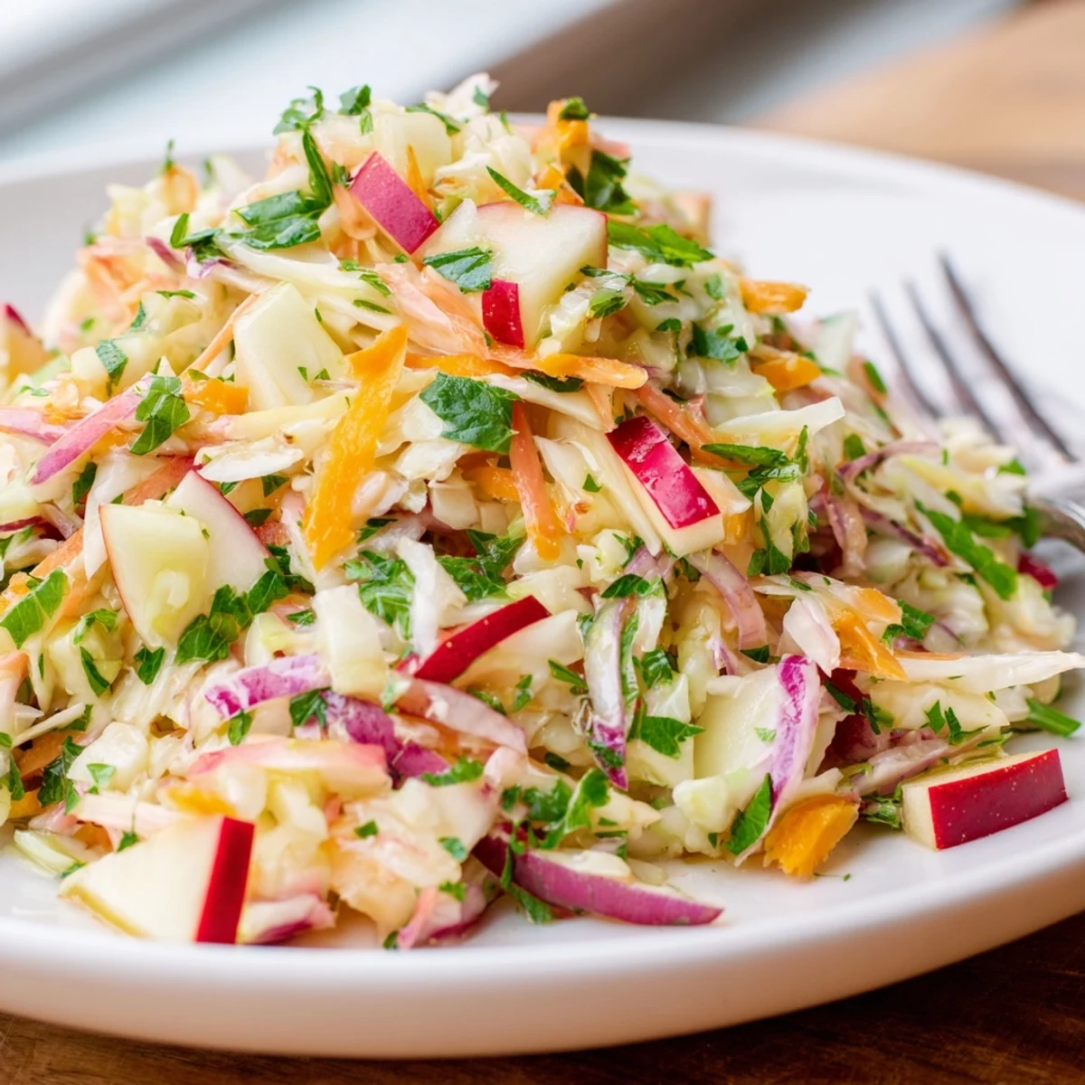 Sauerkraut Apfel Salat Frisch