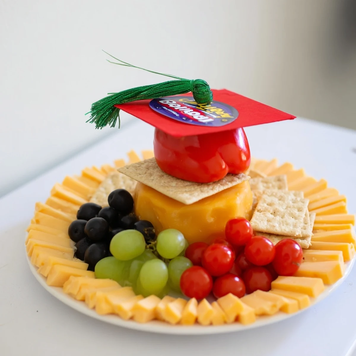 Festlicher Abschluss Häppchen Teller