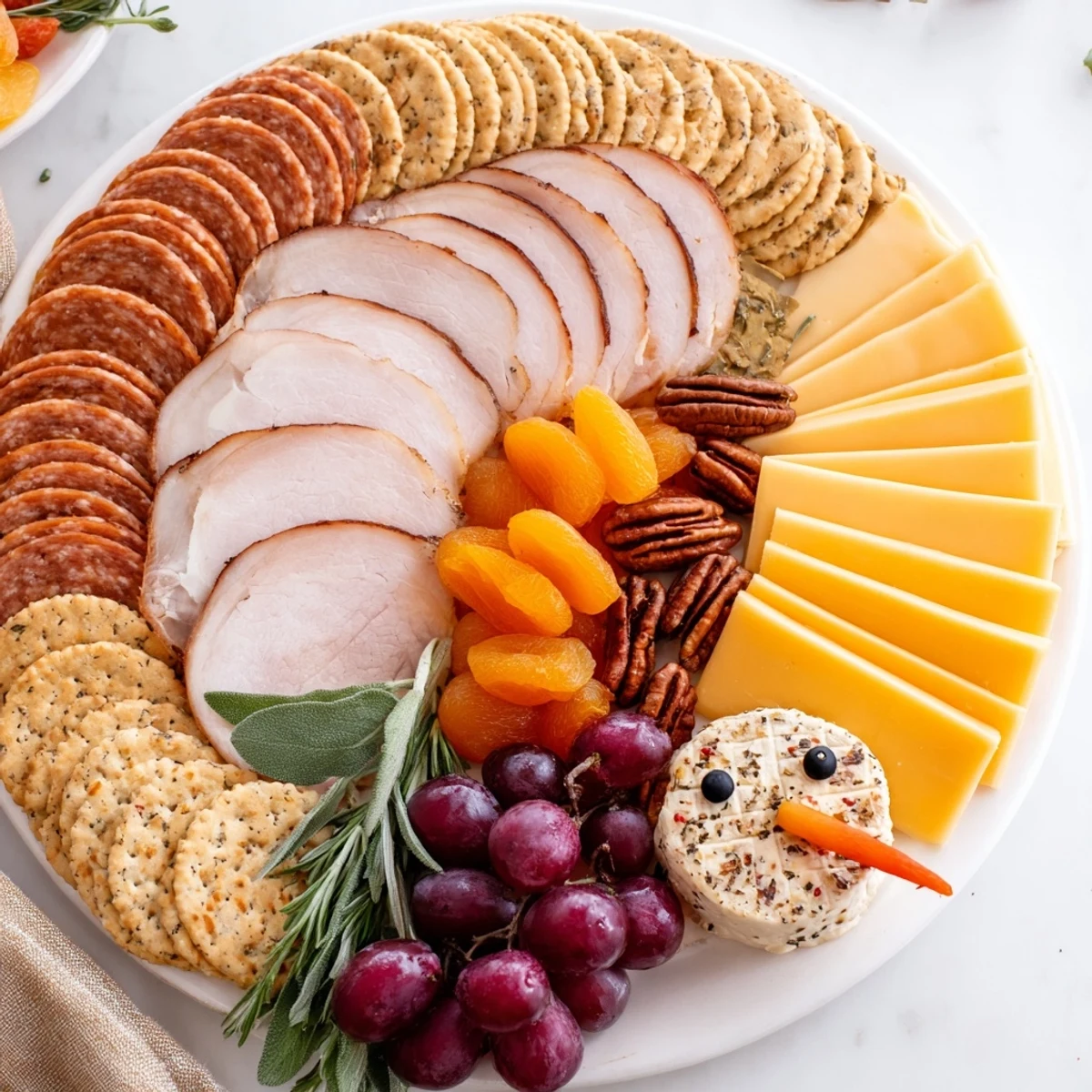 Get ready for a delicious The Turkey Tail Fan appetizer, perfect for your holiday spread.