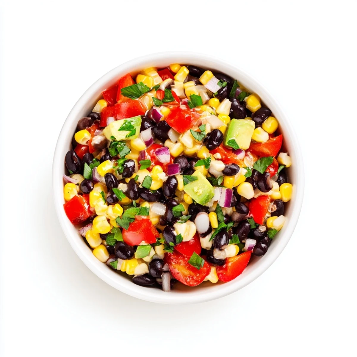 Southwestern Schwarzbohnen Salat