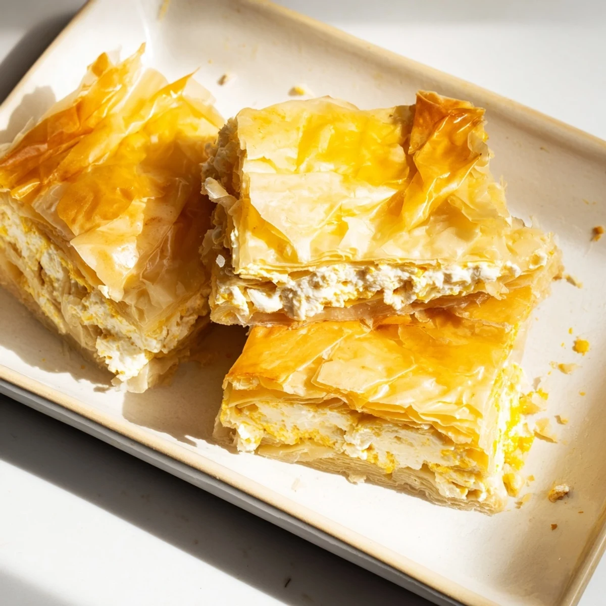 Flaky layers and a creamy cheese filling make this Serbian Gibanica irresistible for dinner.