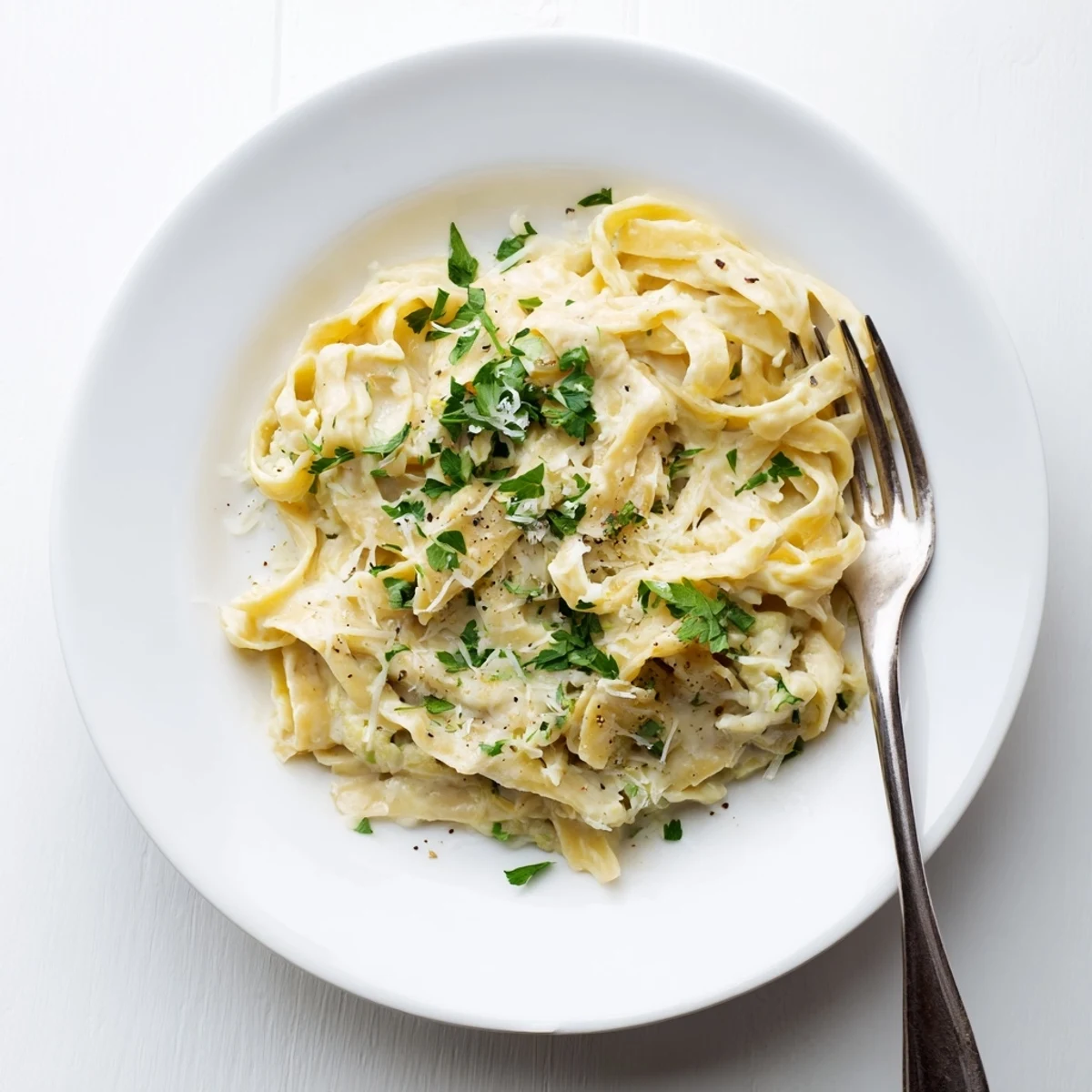 Roasted Cauliflower Alfredo