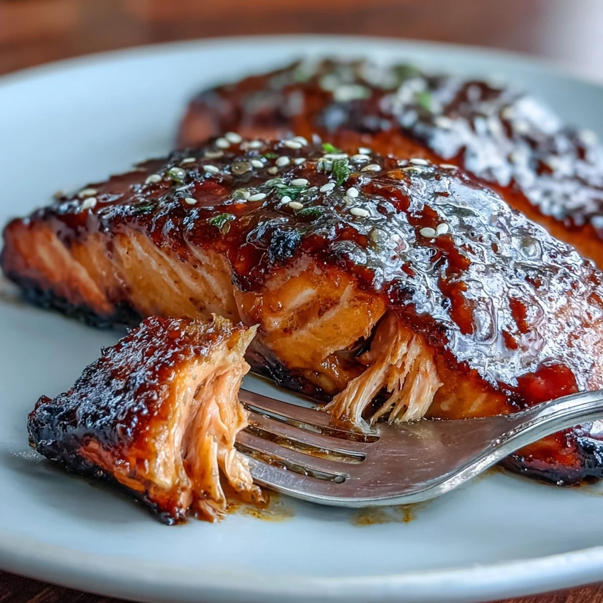 Eine goldbraune Miso Lachs auf gedünstetem Spinat wird mit Zitronenspalten angerichtet und leuchtet im warmen Lichte des Rauchpunkts.