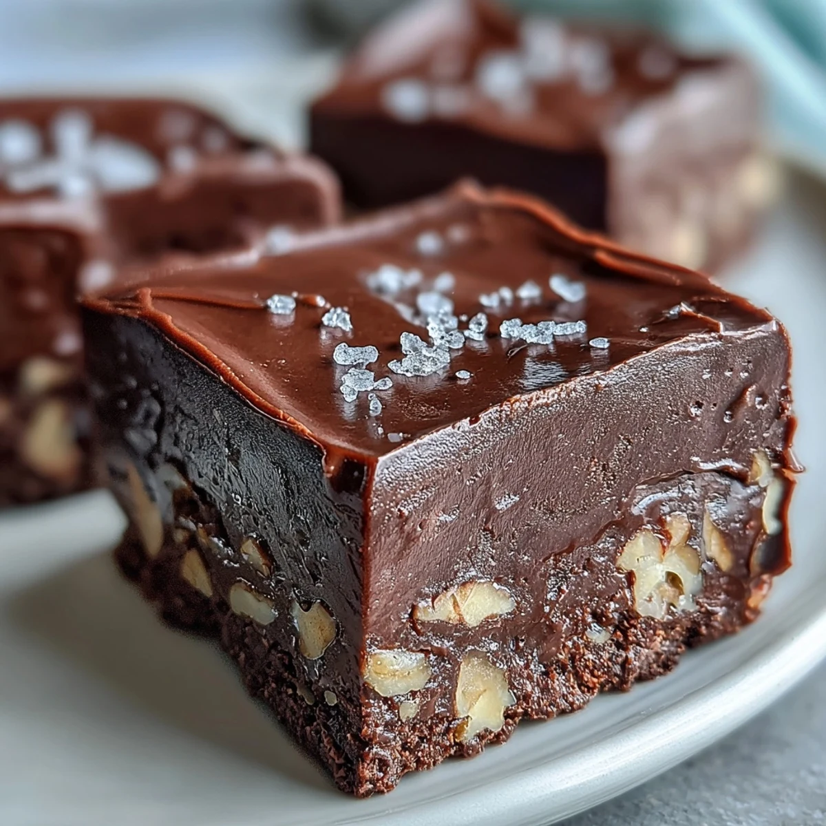 Homemade Hojicha Fudge cut into neat squares, highlighting the dense texture and roasted tea aroma in a soft focus.