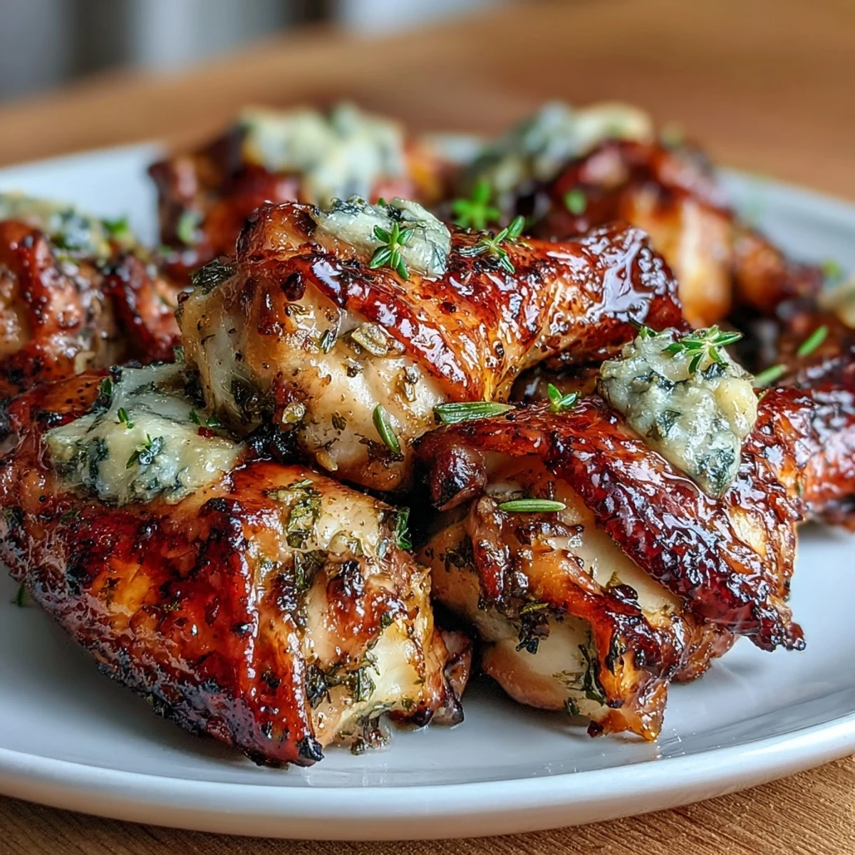 Keto Knoblauch Parmesan Wings