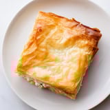 Bulgarische Banitsa Käse Eier