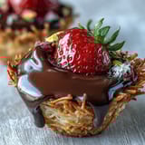 Dubai-Style Erdbeer Cups