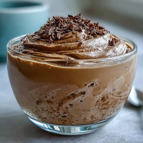 Luftige Hojicha Mousse in elegantem Glas, garniert mit gerösteten Teeblättern und aufgelegtem Himbeerblatt für rote Akzente.