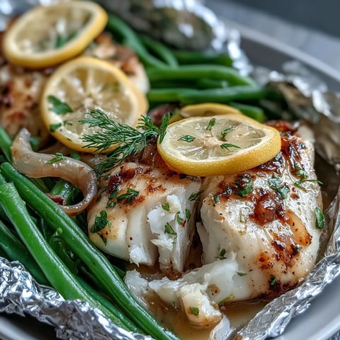 1. 300-Kalorien-Zitronen-Knoblauch-Tilapia-Päckchen mit grünen Bohnen - Zarte Tilapia-Filets mit grünen Bohnen, in Folie gedämpft und mit Zitrone und Knoblauch verfeinert.