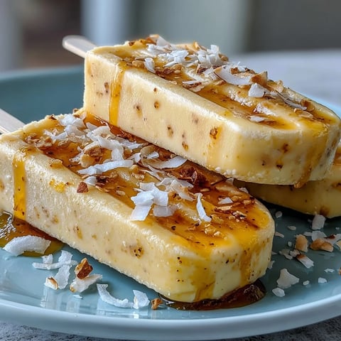 1. Cremige Mango-Limetten-Popsicles mit griechischem Joghurt und Kokos, perfekt für einen erfrischenden Sommer-Snack.