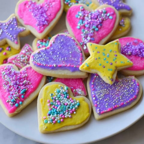 Palast Herz & Sterne Kekse