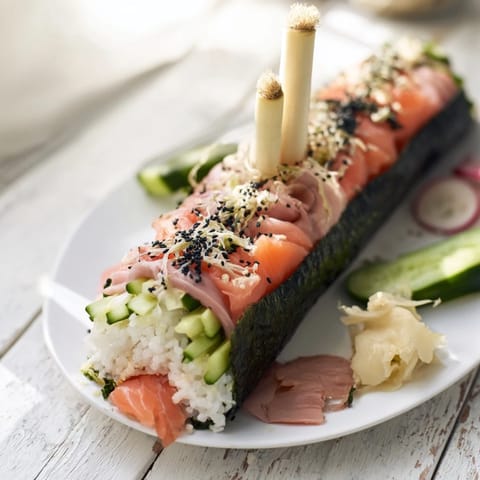 Sushi Segelboote mit Fisch #76