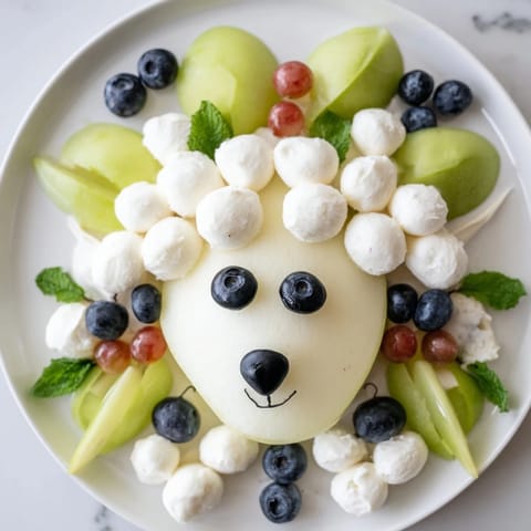 Lamm Gesicht Obst Käse #83