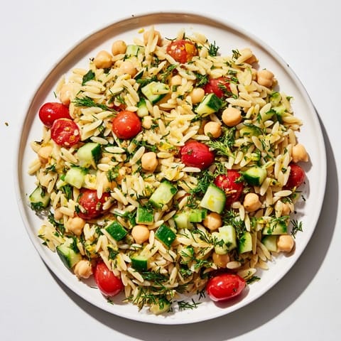 Griechischer Zitron-Orzo Salat #129