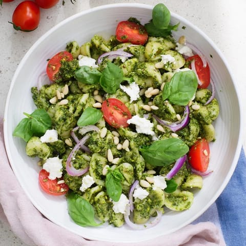 Pesto Kichererbsen Spinatsalat #136