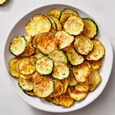 Knusprige Zucchini Chips Snack #152