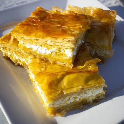 Serbische Gibanica Käse Schicht #183