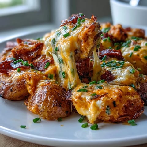 Buffalo Ranch Hühnchen Kartoffeln Auflauf