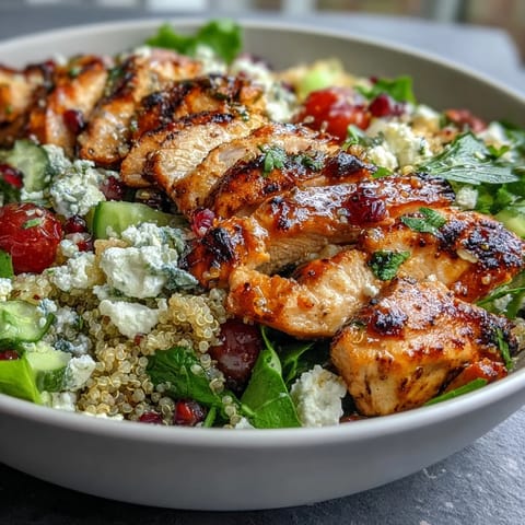 Zitronen-Kräuter Hähnchen Salat