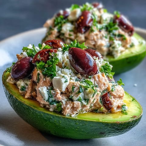 Mediterrane Thunfisch Avocados