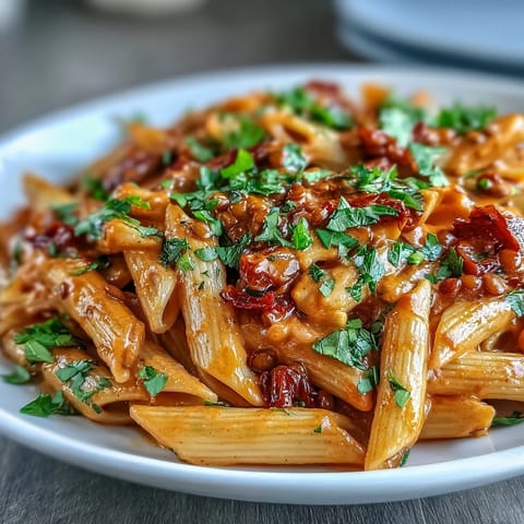 Vegan cremige geröstete Pasta #309