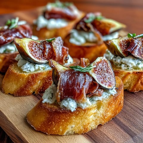 Crostini mit Prosciutto Feigen #320