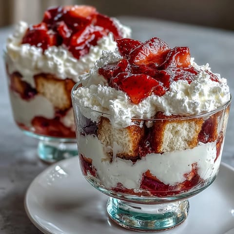 Galentines Erdbeer Shortcake Trifle #335