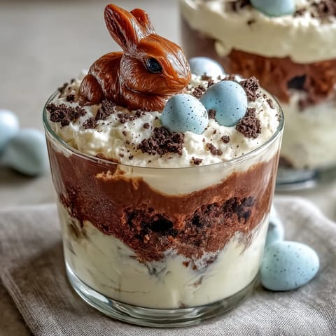 Osterhase mit Schoko Bechern #372