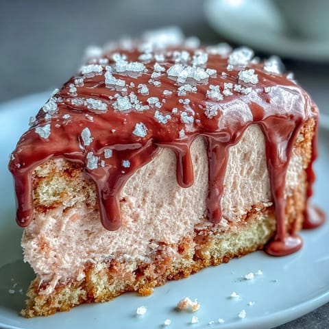 Elegante Rosé-Rosenkuchen mit goldenem Guss, perfekt für Brautpartys.