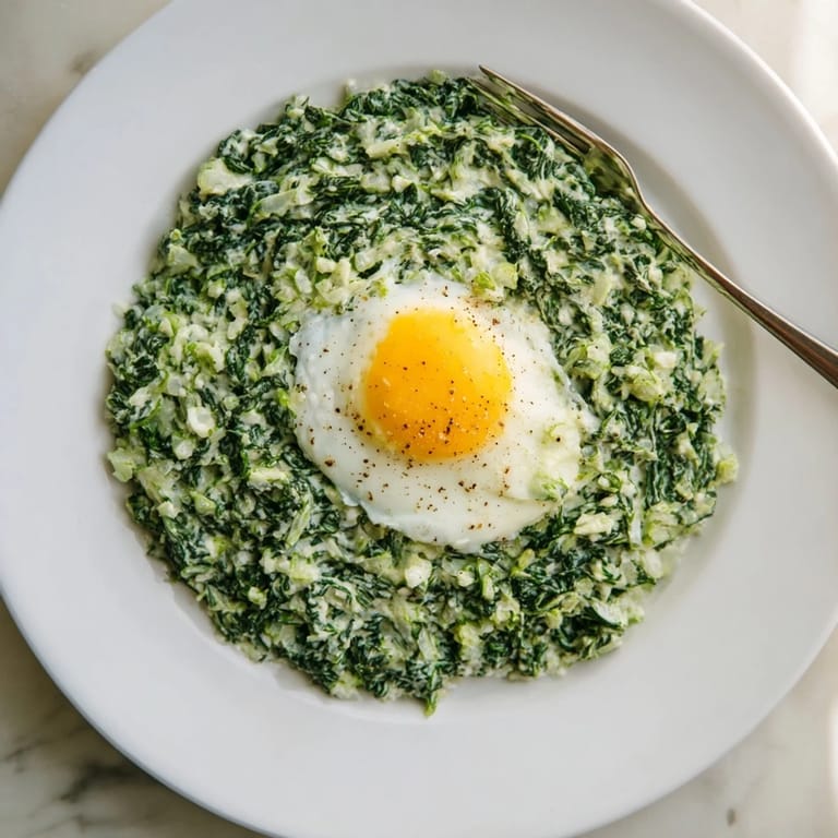 Dieses köstliche Rezept für creamed spinach belebt jedes Mittagessen mit frischem Gemüse.  