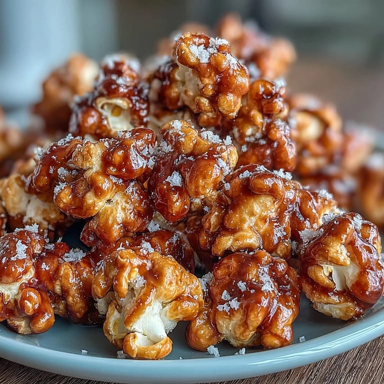 Gourmet-Popcorn mit Trüffelöl, Knoblauch und Petersilie serviert