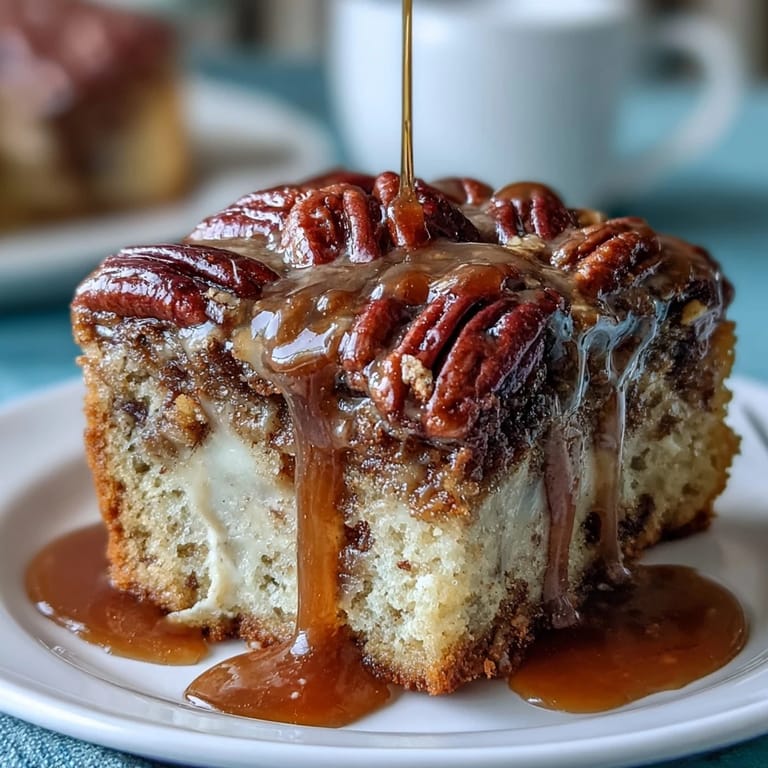 Südstaatliche Pekannuss-Pie-Bars: klassische, bourbon-gewürzte Pecannuss-Plätzchen mit einer süßen, karamellartigen Füllung auf einer krümeligen braunen Zucker-Kruste.