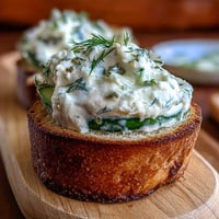 Grüne Derby Day Benedictine Gurken-Canapés mit Dill-Garnitur.