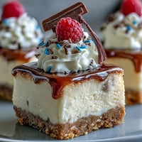 Köstliche Easy Graduation Cheesecake Bites mit frostigen Toppings, perfekt für Partys.
